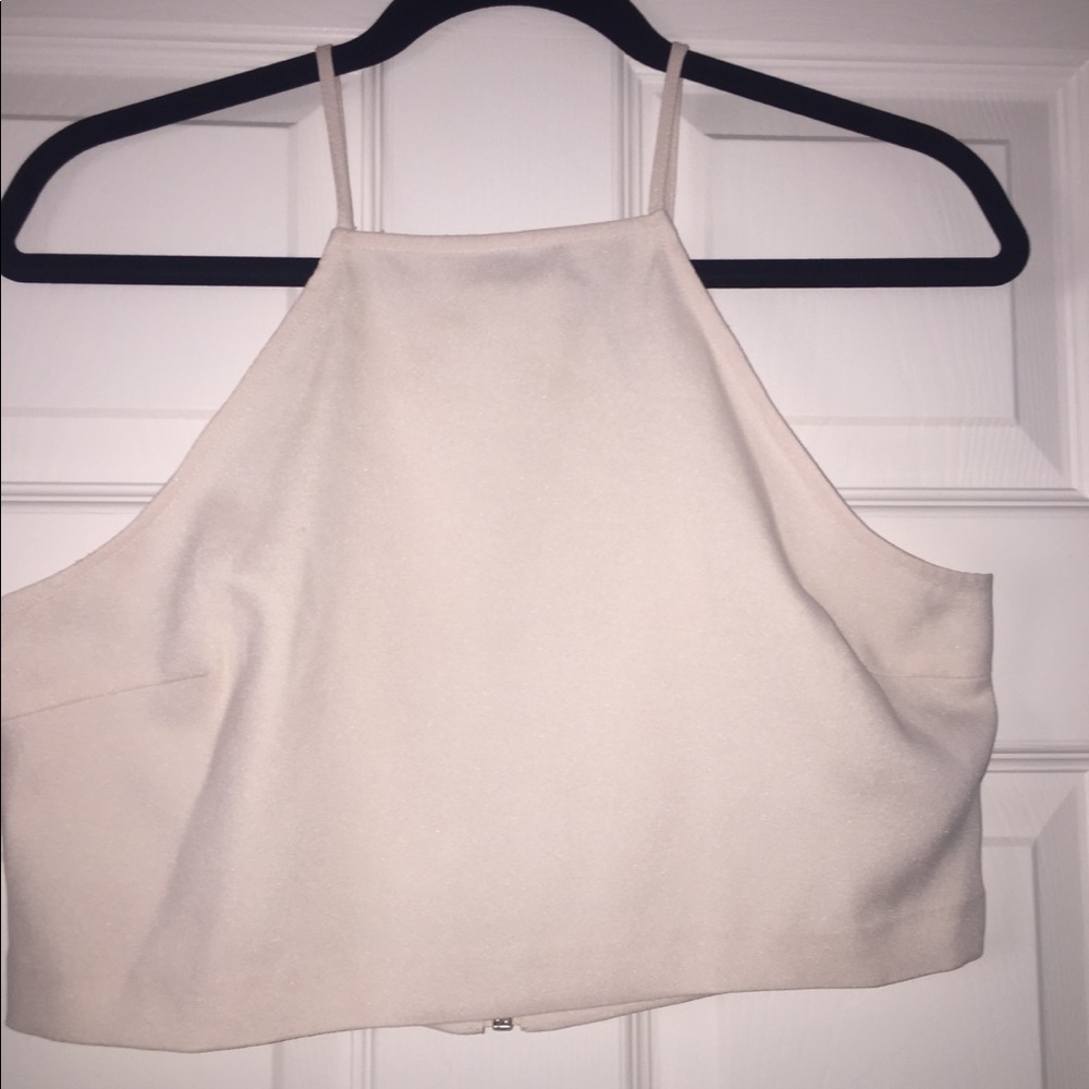Ivory crop top